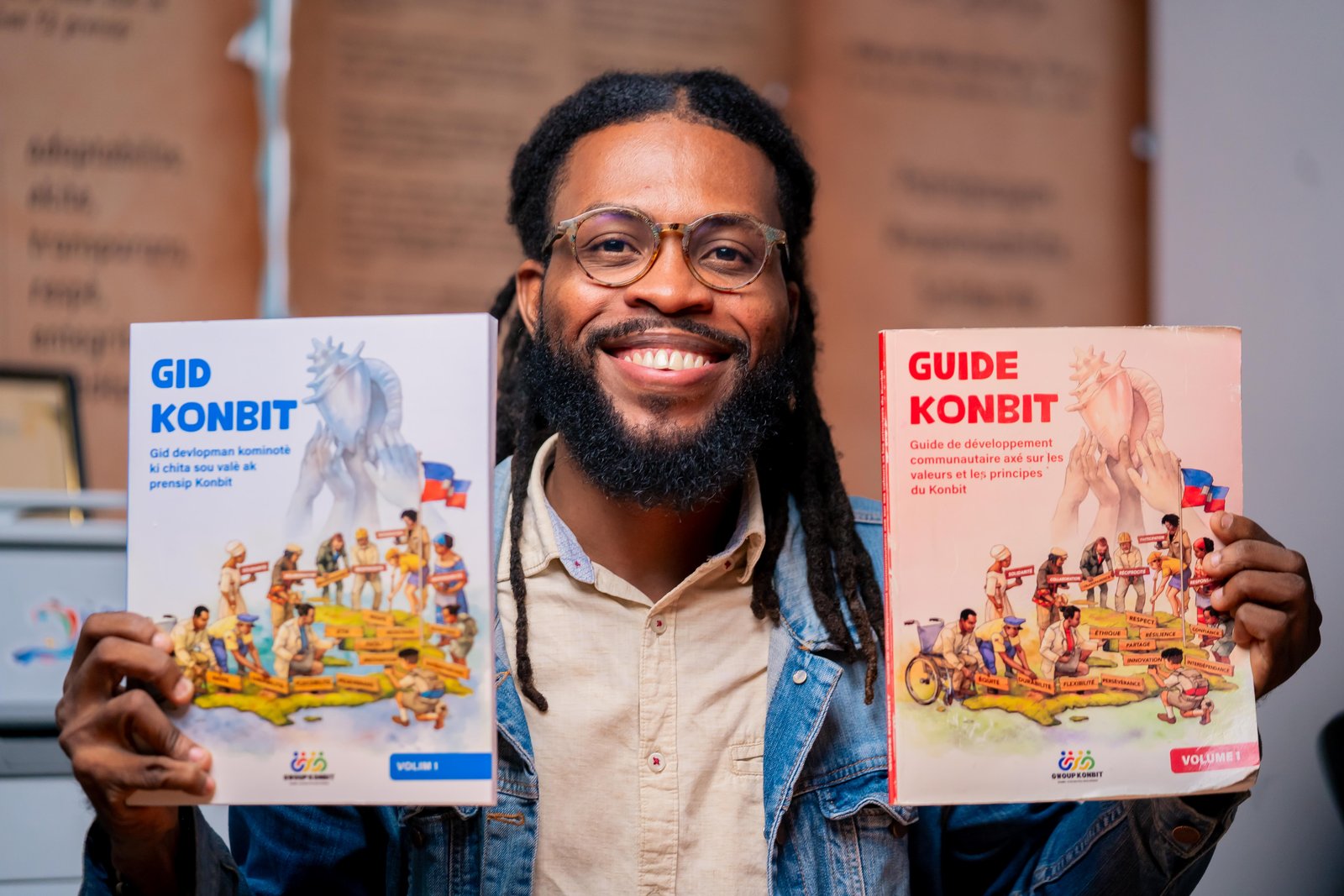 Gladimy Jean avec le Guide Konbit